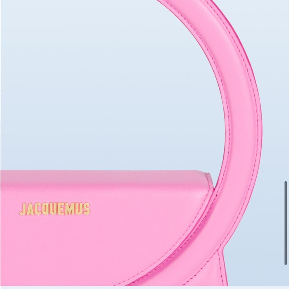 Jacquemes Le Sac Rond bag in pink - Picture 4 of 10
